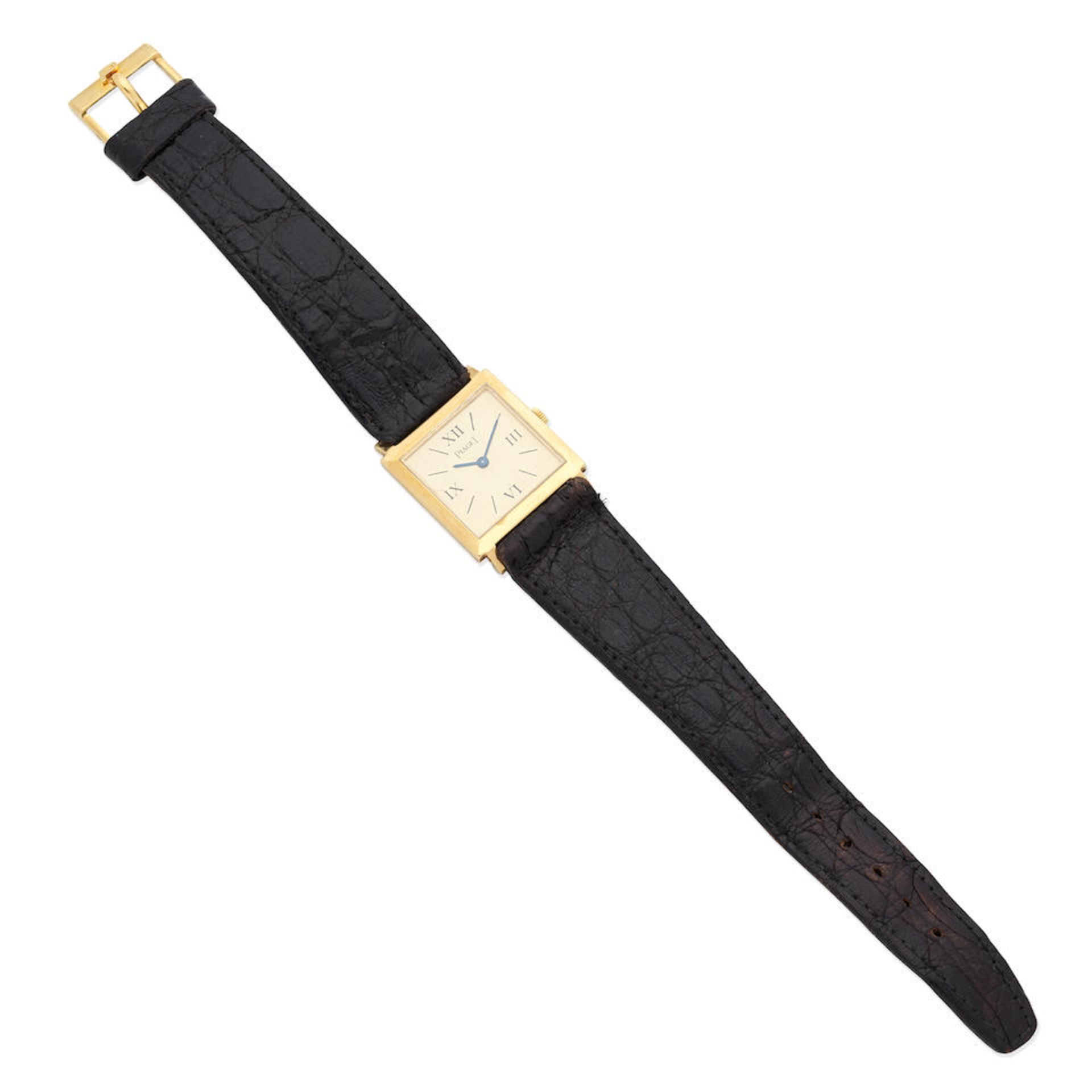 Piaget. An 18K gold manual wind wristwatch Ref: 9359, Circa 1990 - Bild 5 aus 5