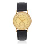 International Watch Company, Schaffhausen. A 14K gold manual wind wristwatch Circa 1940