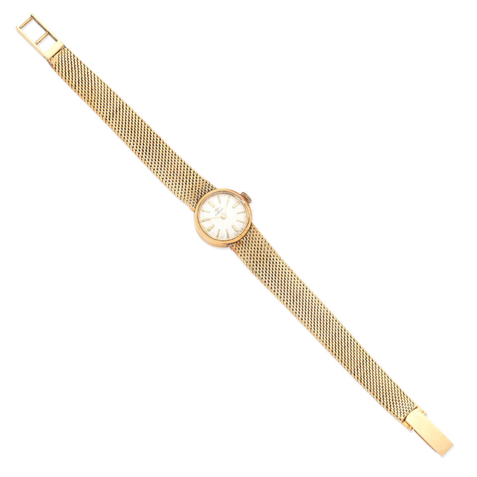 Tissot. A lady's 18K gold manual wind bracelet watch Circa 1980 - Image 5 of 5