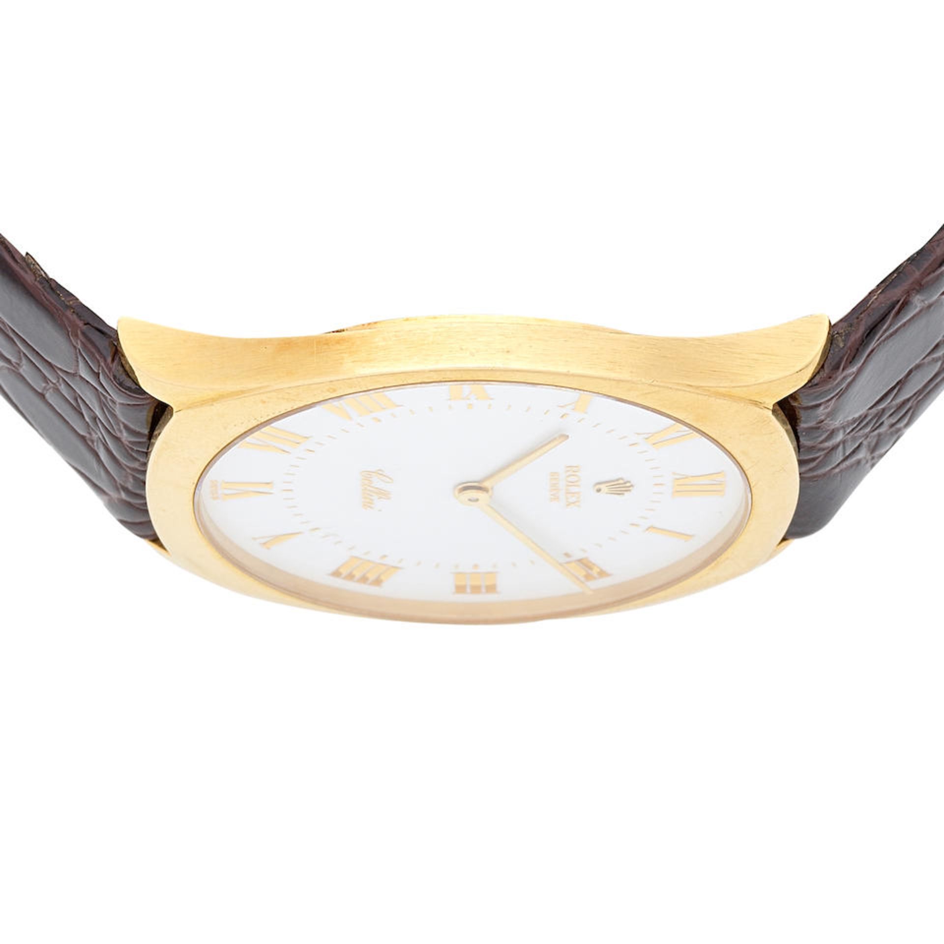 Rolex. An 18K gold manual wind wristwatch Cellini, Ref: 4133, Circa 1981 - Bild 2 aus 5