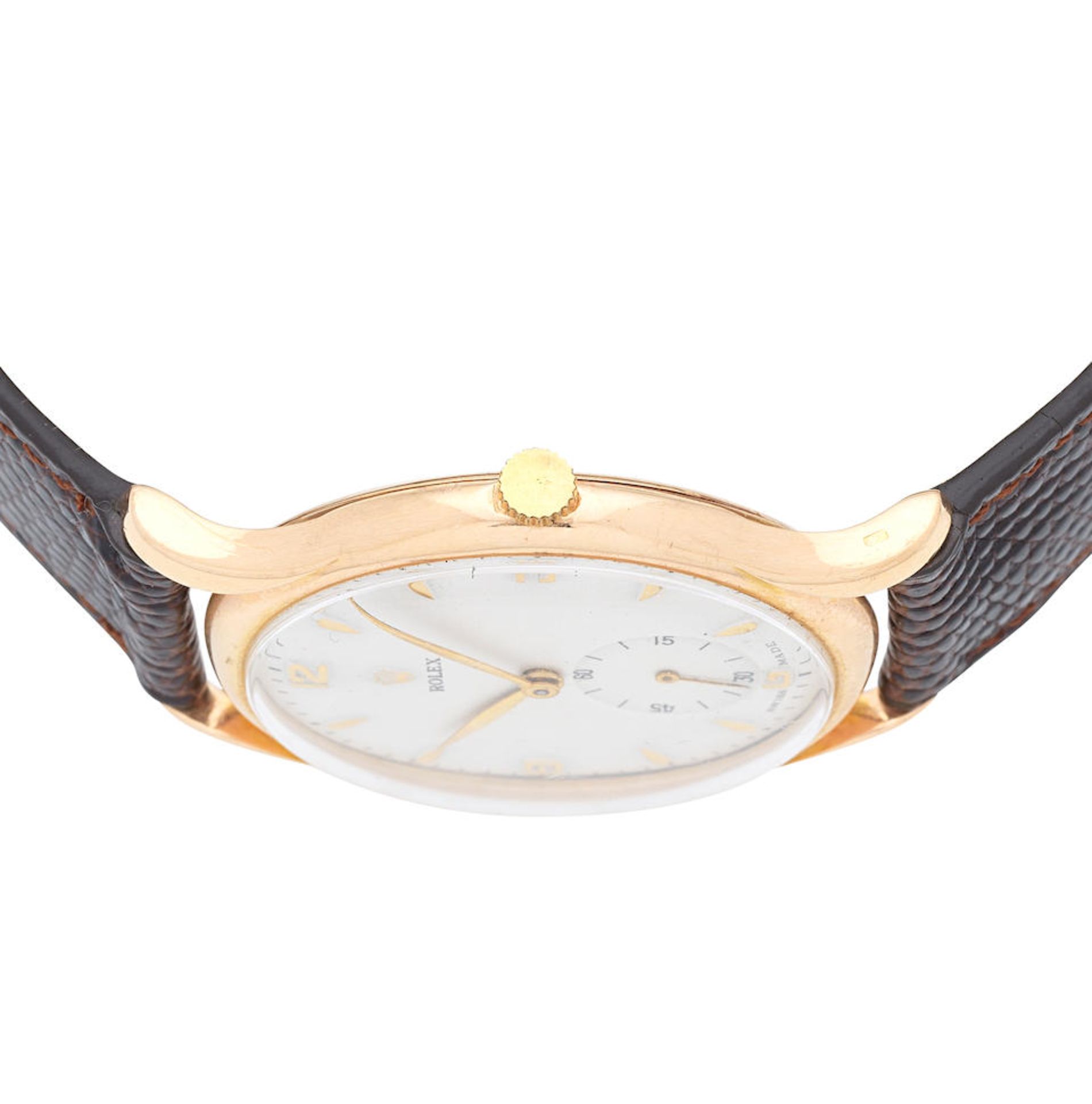 Rolex. An 18K gold manual wind wristwatch with associated case Ref: 3907, Circa 1954 - Bild 4 aus 5
