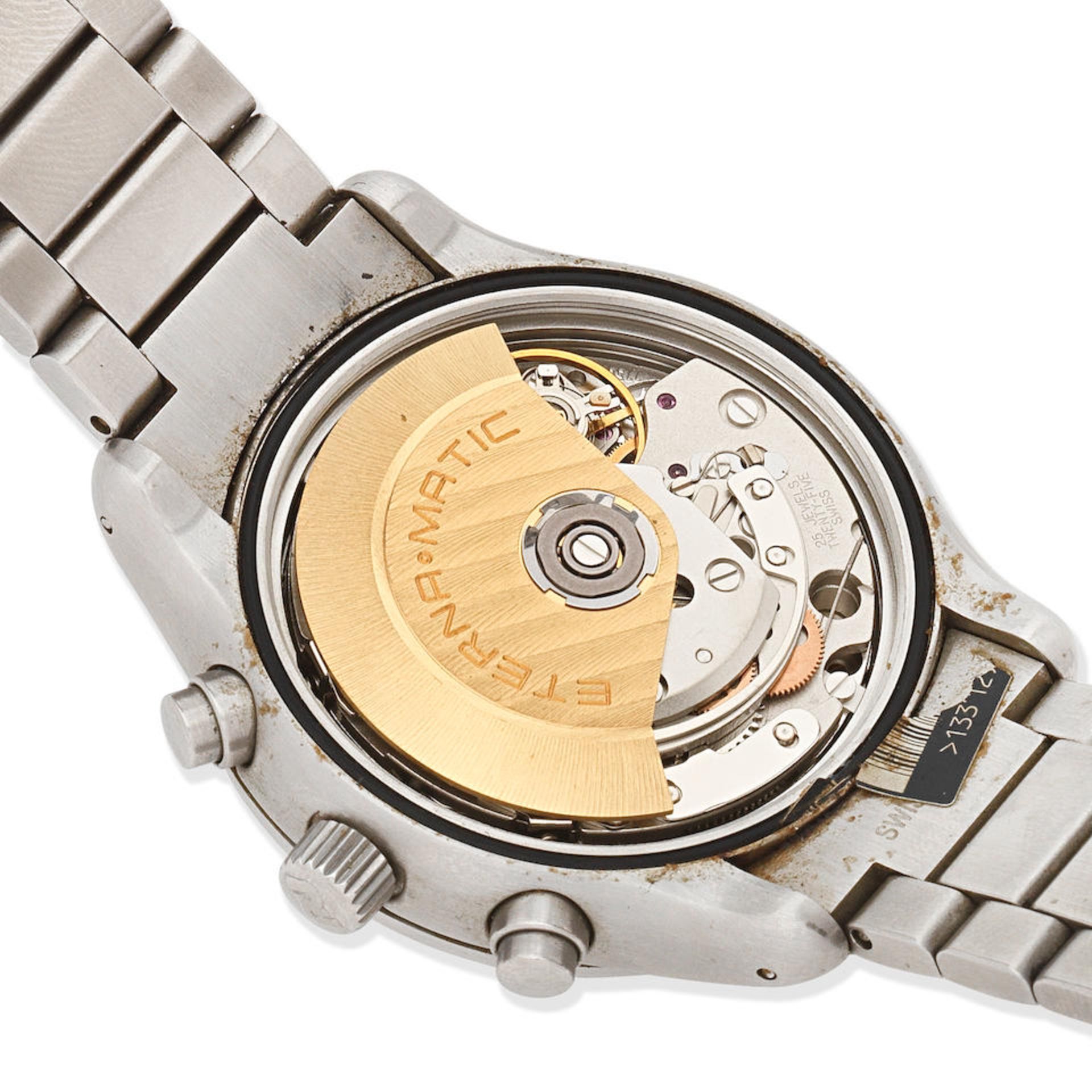 Eterna for Porsche Design. A stainless steel automatic calendar chronograph bracelet watch Ref: ... - Image 2 of 6