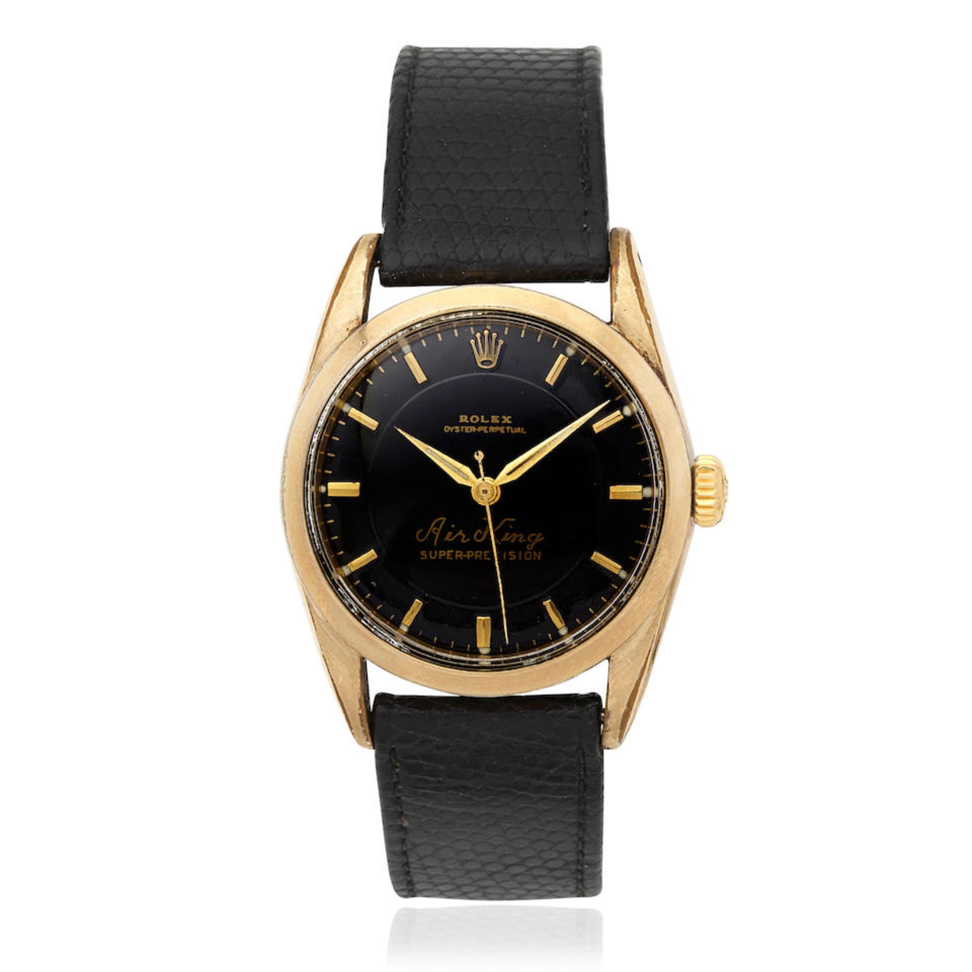 Rolex. A gold plated stainless steel automatic wristwatch Air-King, Ref: 5502, Circa 1959