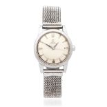 Omega. A stainless steel bumper automatic bracelet watch Seamaster, Ref: 2577-6, Circa 1950