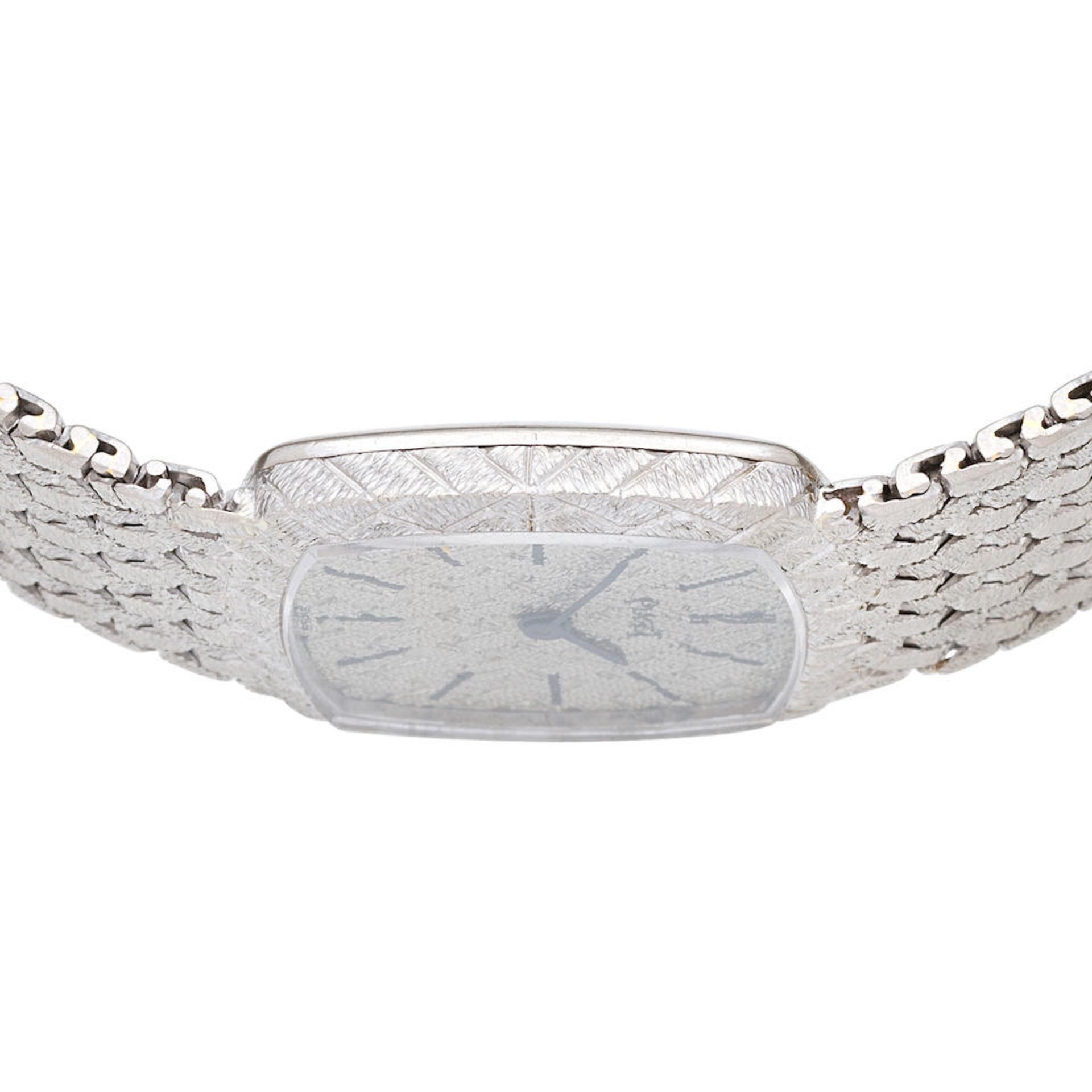 Piaget. A lady's 18K white gold manual wind bracelet watch Ref: 9231 P5, Birmingham Import Mark ... - Bild 2 aus 5
