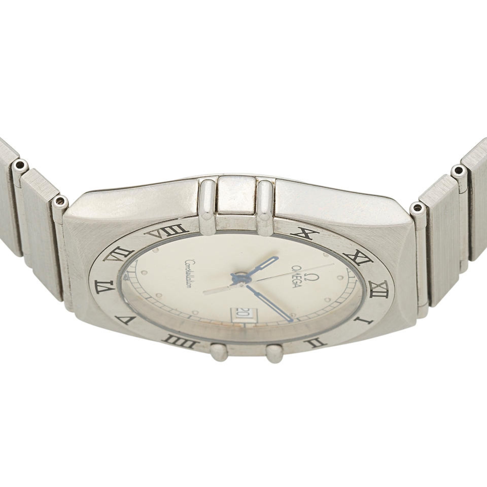 Omega. A stainless steel quartz calendar bracelet watch Constellation, Ref: 396.1070.1, Circa 1993 - Bild 3 aus 4