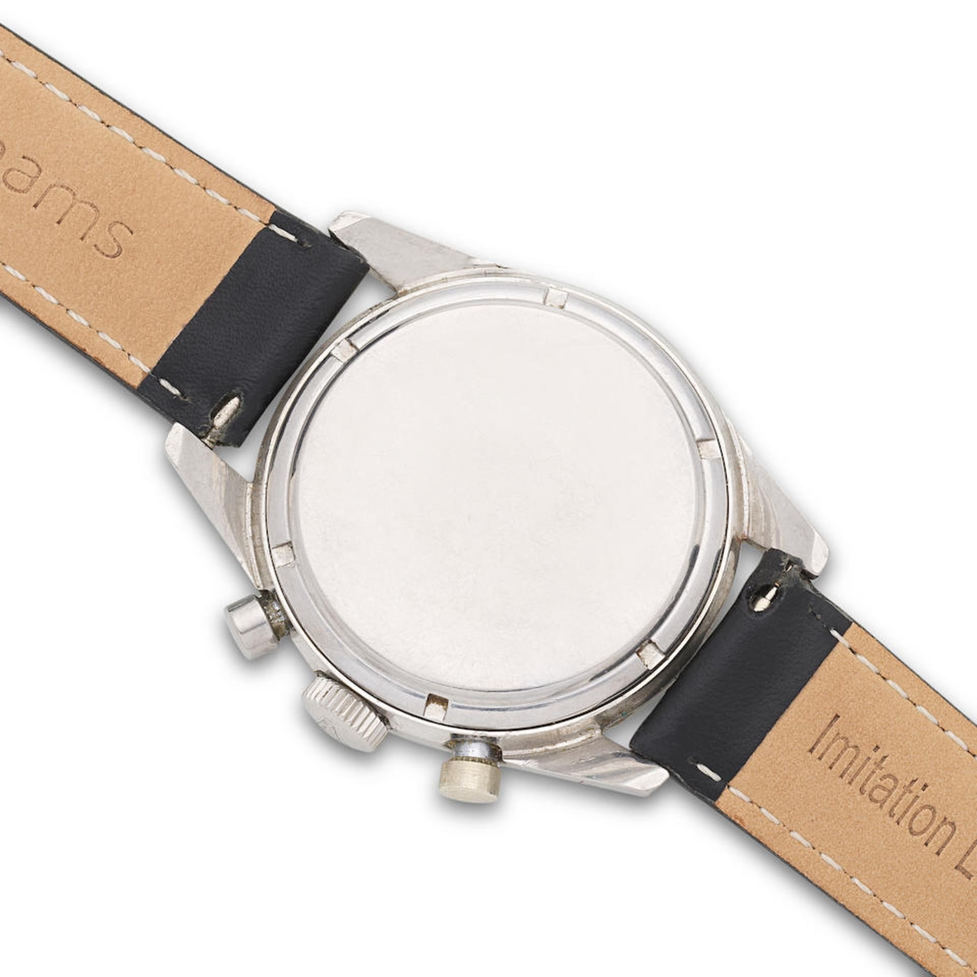 Heuer. A stainless steel manual wind chronograph wristwatch Carrera, Ref: 2447, Circa 1970 - Bild 4 aus 5