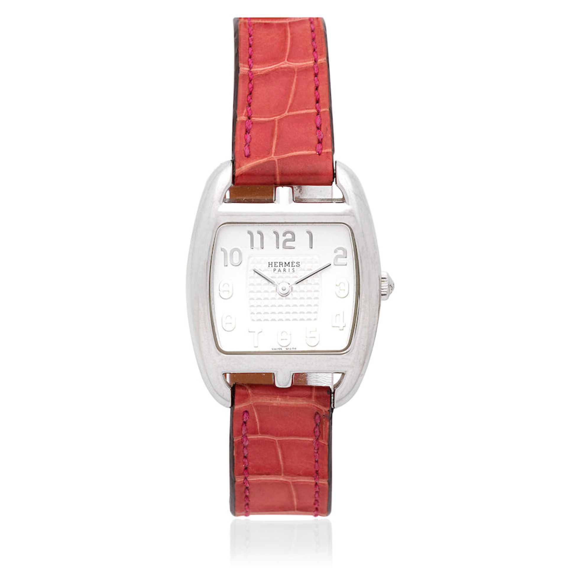 Hermès. A lady's stainless steel quartz wristwatch Cape Cod, Ref: CT1.210, Circa 2000