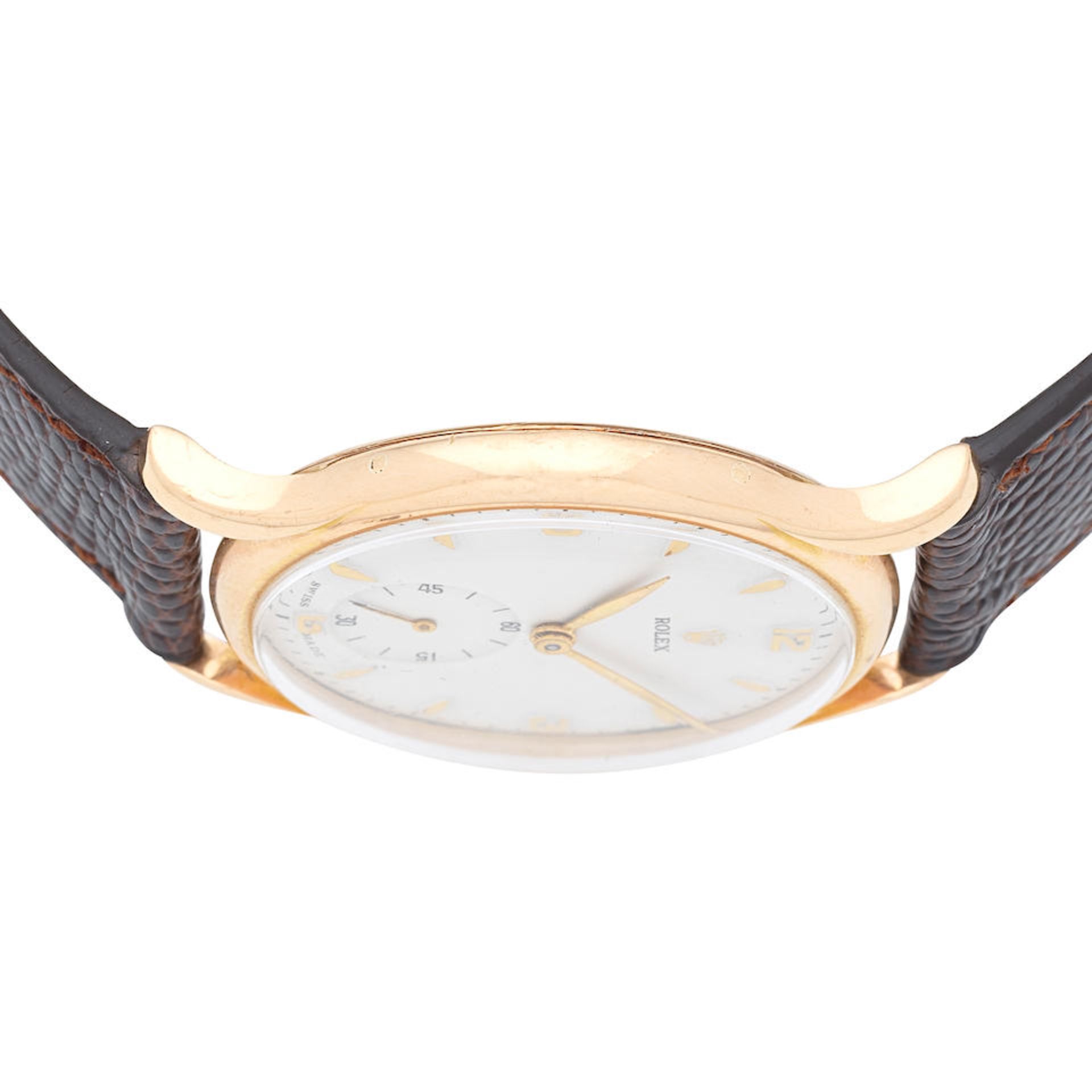 Rolex. An 18K gold manual wind wristwatch with associated case Ref: 3907, Circa 1954 - Bild 3 aus 5