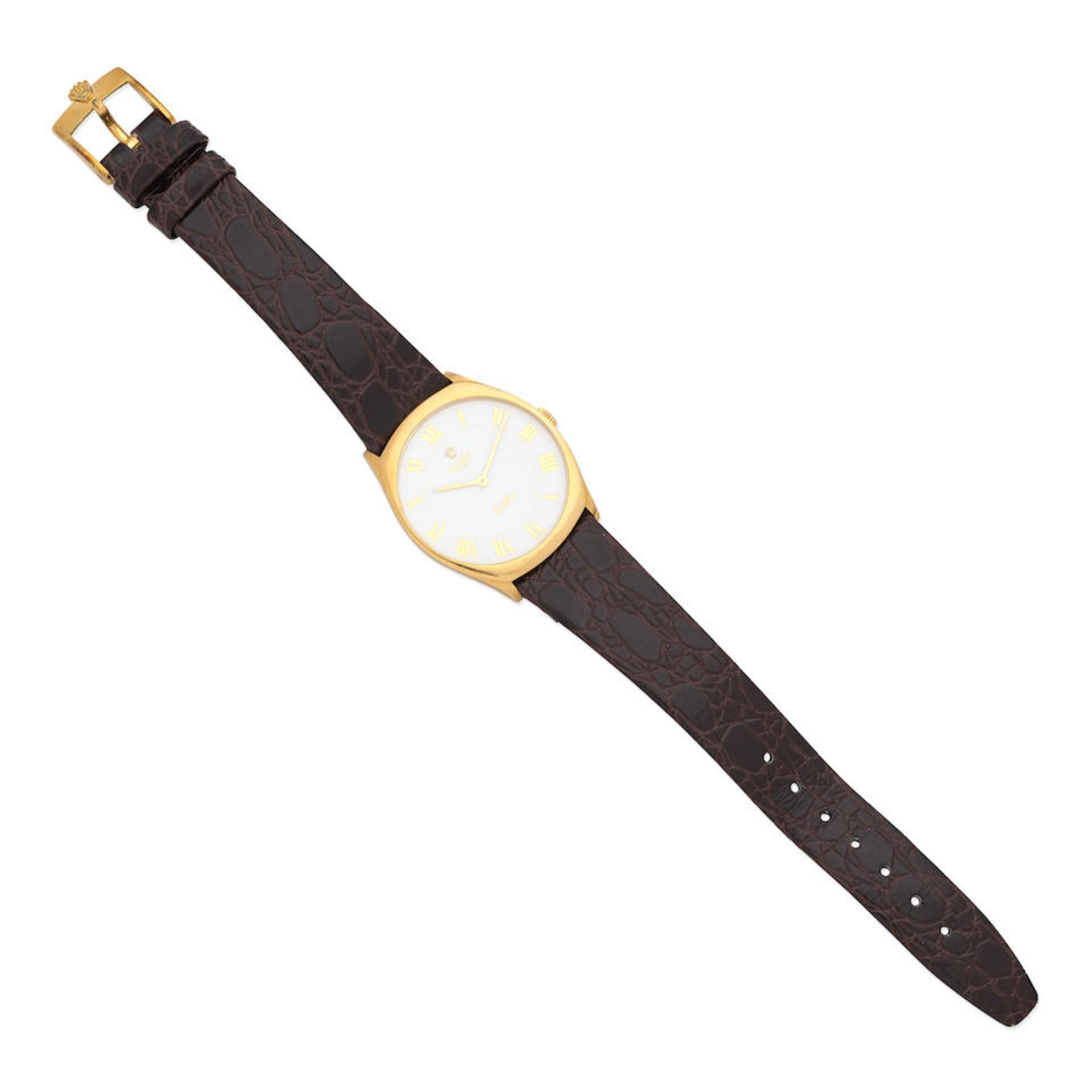 Rolex. An 18K gold manual wind wristwatch Cellini, Ref: 4133, Circa 1981 - Bild 5 aus 5