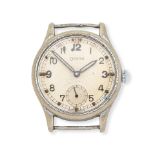 Grana. A chrome plated stainless manual wind military issue wristwatch Circa 1940