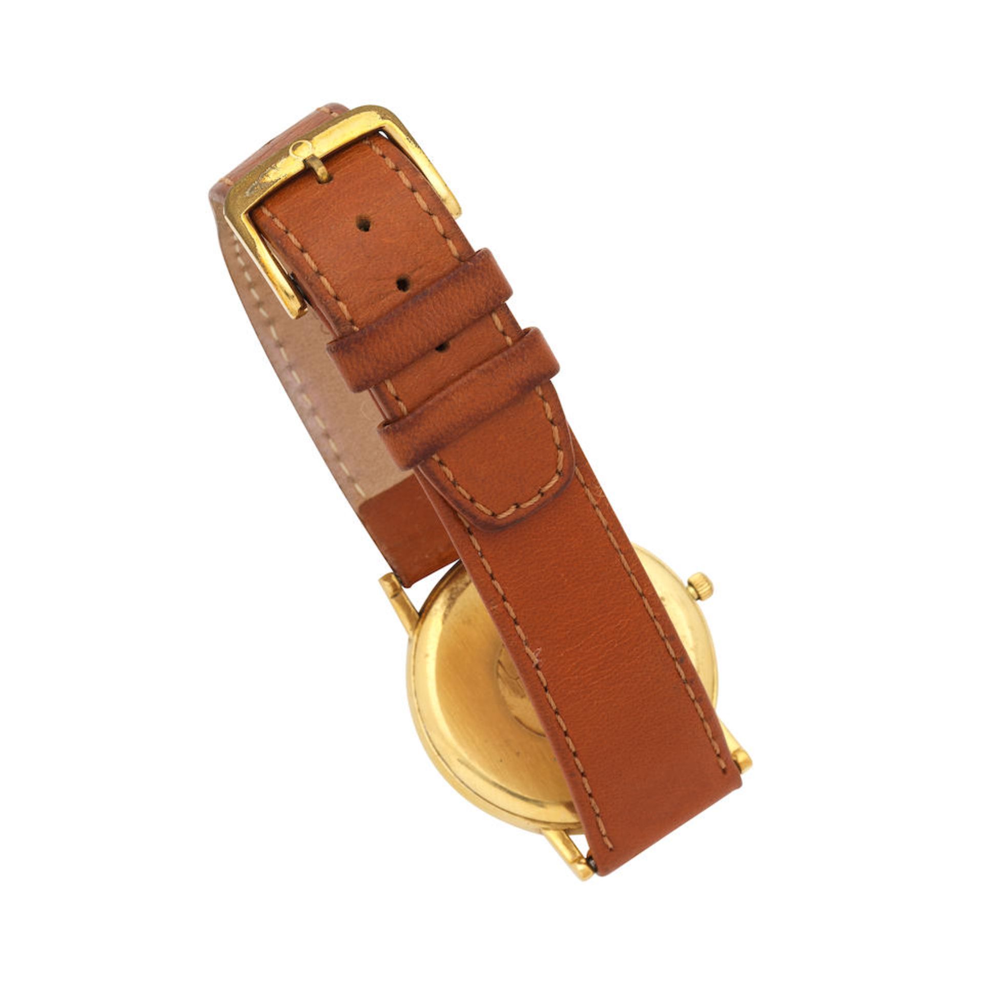 Omega. An 18K gold quartz calendar wristwatch De Ville, Ref: 196.2432, Purchased 23rd January 1999 - Image 5 of 5