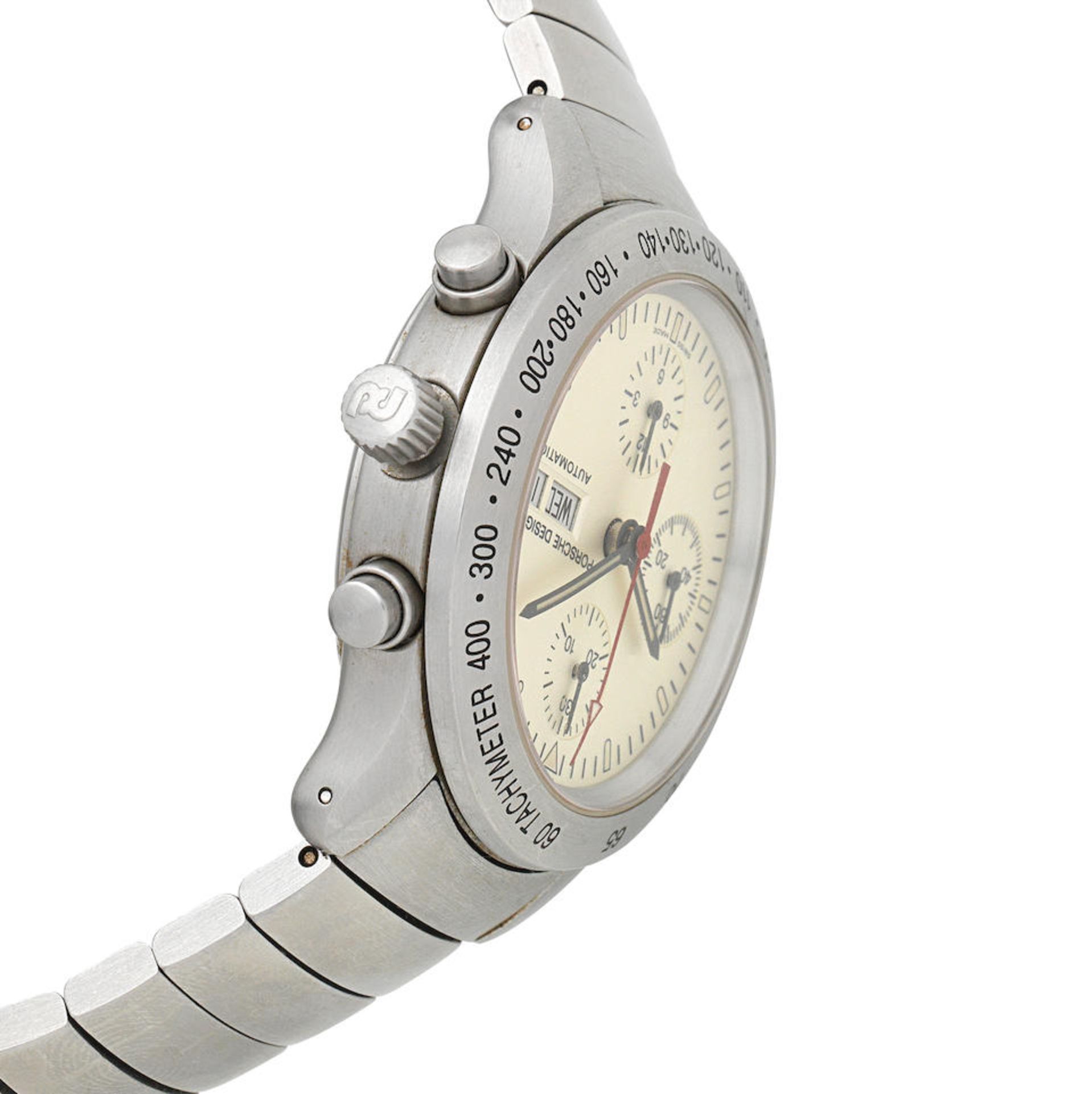 Eterna for Porsche Design. A stainless steel automatic calendar chronograph bracelet watch Ref: ... - Image 6 of 6