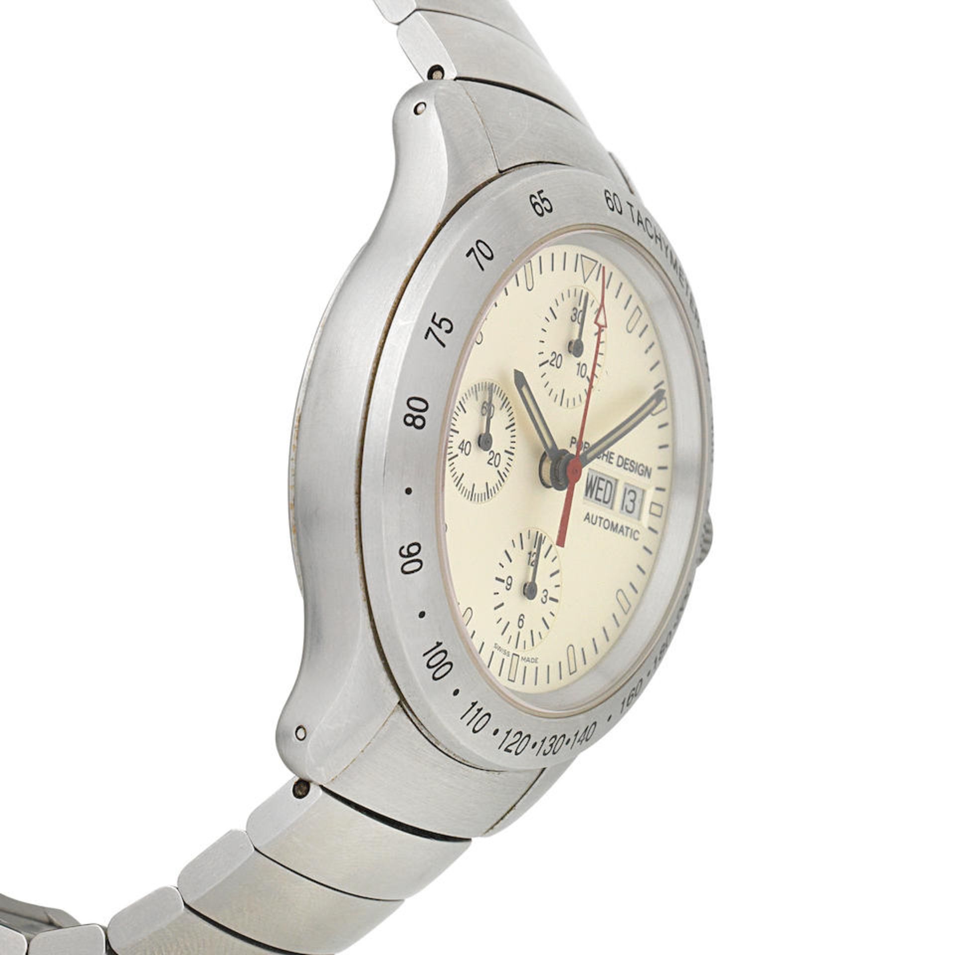 Eterna for Porsche Design. A stainless steel automatic calendar chronograph bracelet watch Ref: ... - Bild 5 aus 6