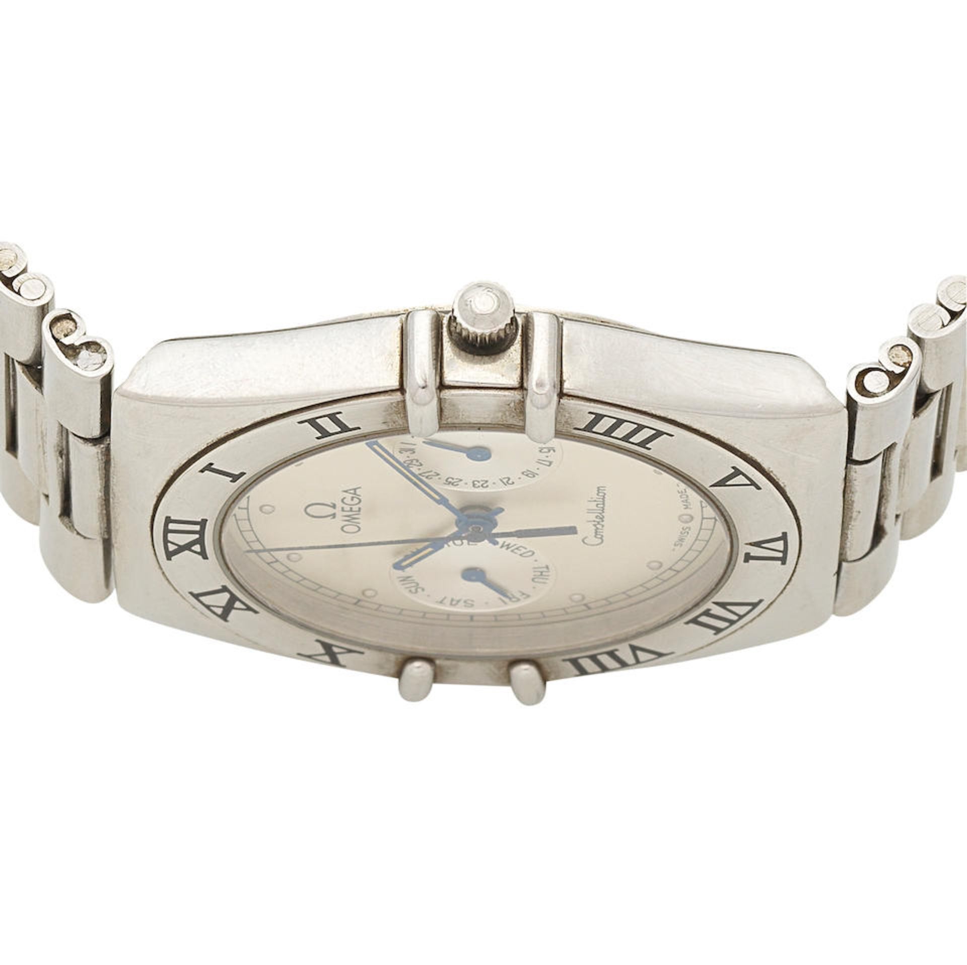 Omega. A stainless steel quartz calendar bracelet watch Constellation, Ref: 396.1070, Circa 1991 - Bild 4 aus 4
