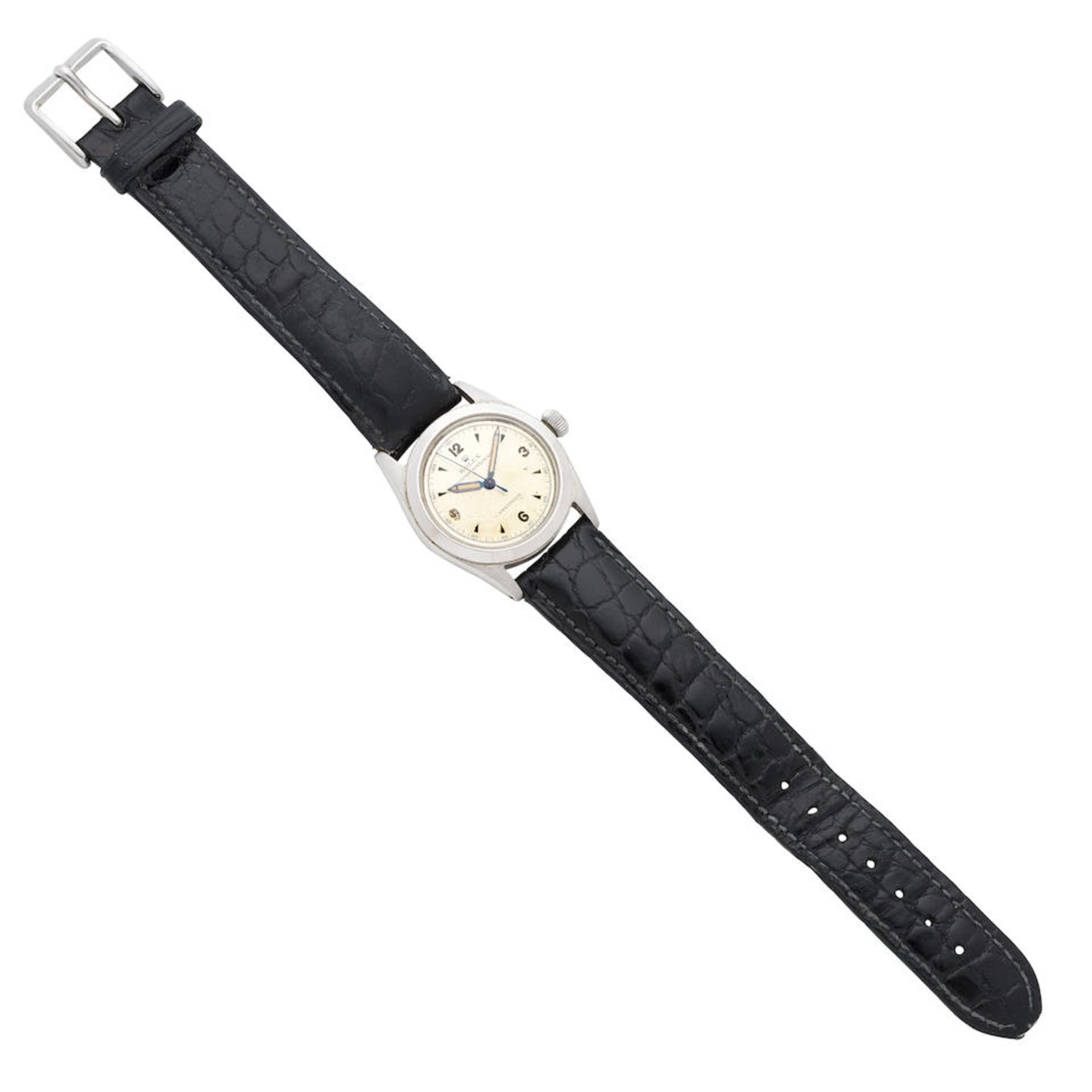 Rolex. A stainless steel manual wind wristwatch Oyster Speedking Precision , Ref: 4220, Circa 1946 - Bild 5 aus 5