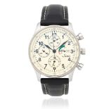 Sinn. A stainless steel automatic calendar chronograph wristwatch with power reserve Ref: 956.23...