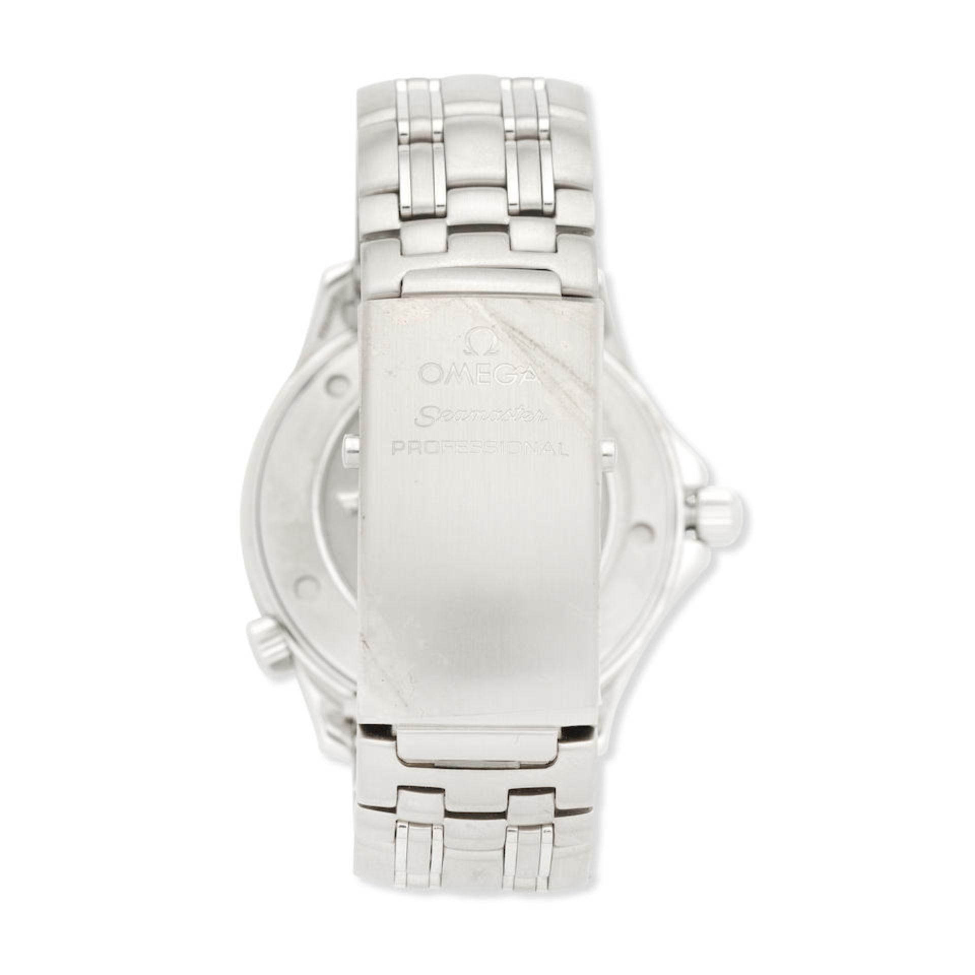 Omega. A stainless steel quartz calendar bracelet watch Seamaster, Ref: 22218000, Purchased 10t... - Bild 3 aus 4