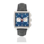 TAG Heuer. A stainless steel automatic calendar chronograph bracelet watch Monaco, Ref: CW2113-...
