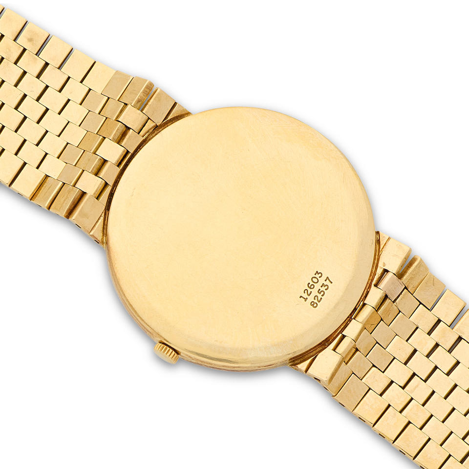 Piaget. An 18K gold automatic bracelet watch Ref: 12603, Circa 1990 - Image 3 of 3