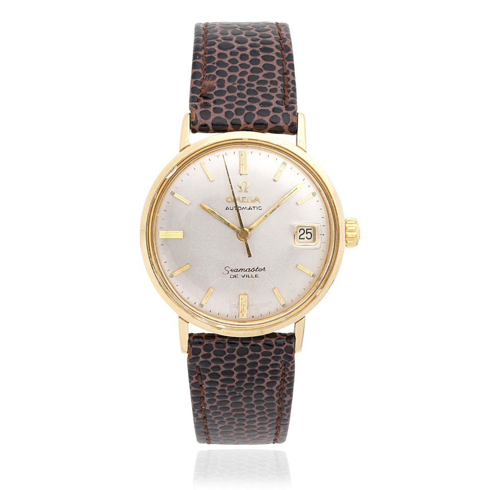 Omega. A gold filled automatic calendar wristwatch Seamaster De Ville, Circa 1960