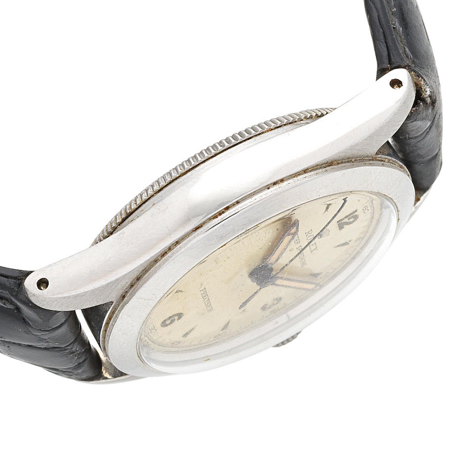 Rolex. A stainless steel manual wind wristwatch Oyster Speedking Precision , Ref: 4220, Circa 1946 - Image 2 of 5