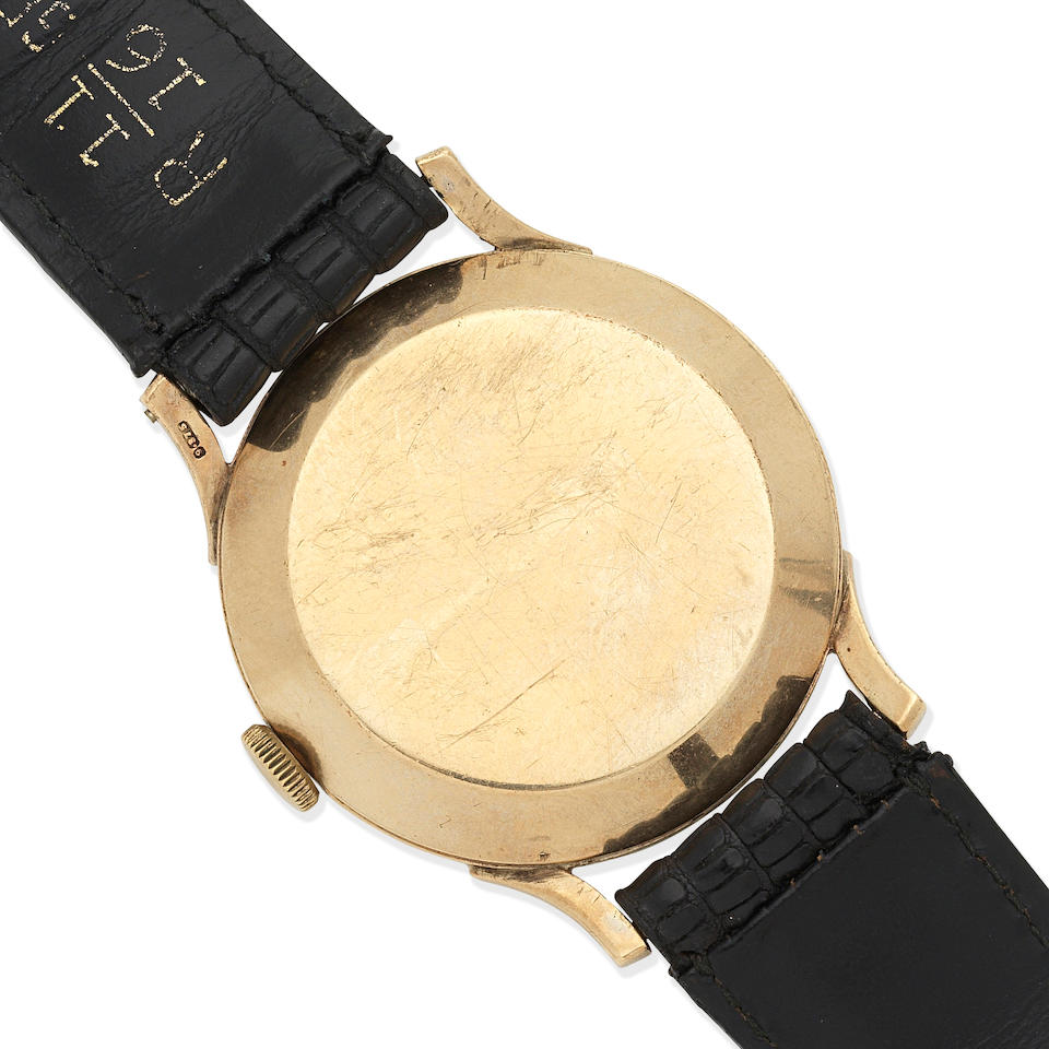 Rolex. A 9K gold manual wind wristwatch Ref: 12857, Birmingham Hallmark for 1954 - Image 4 of 5