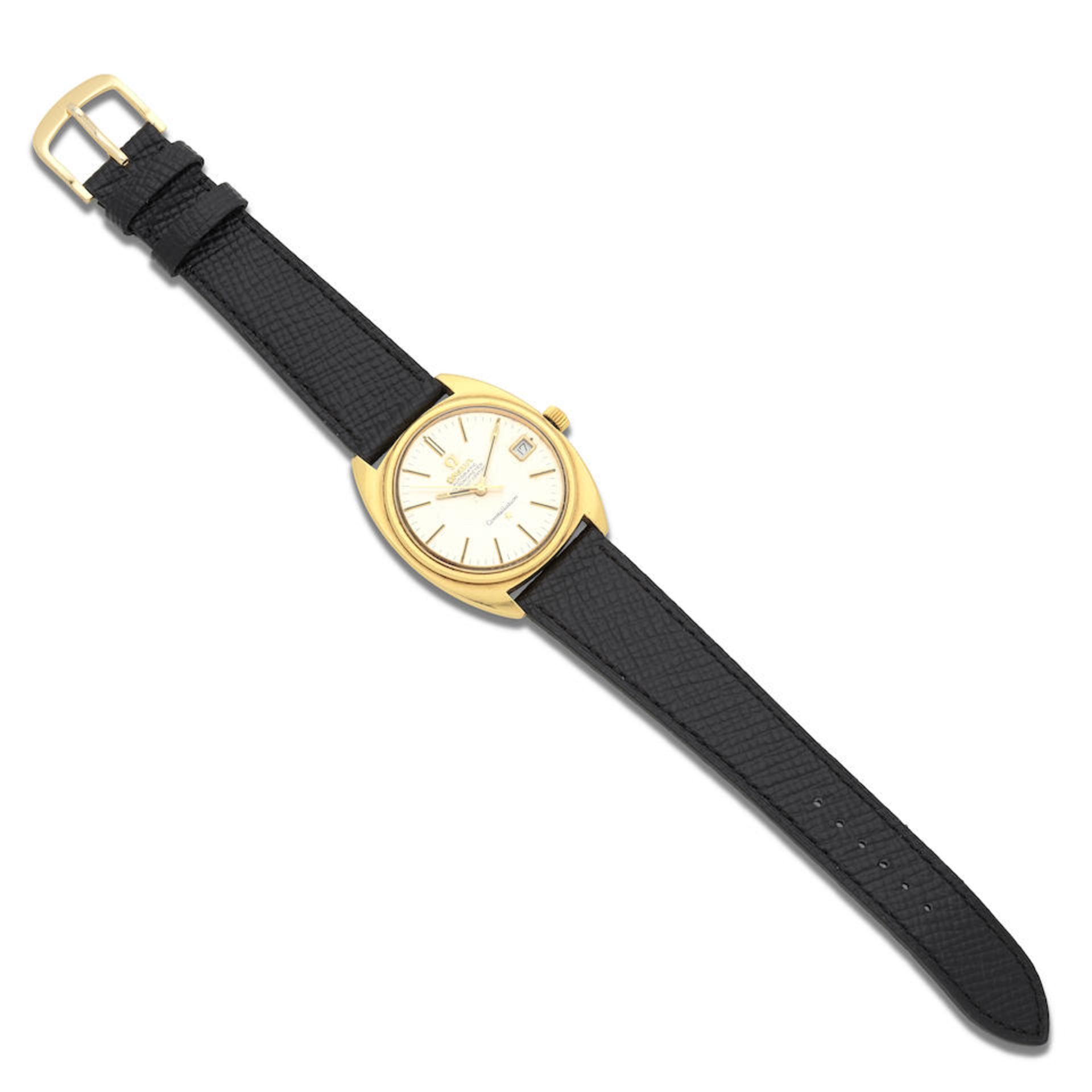 Omega. A gold plated stainless steel automatic calendar wristwatch Constellation, Ref: CD 168.0... - Bild 5 aus 5