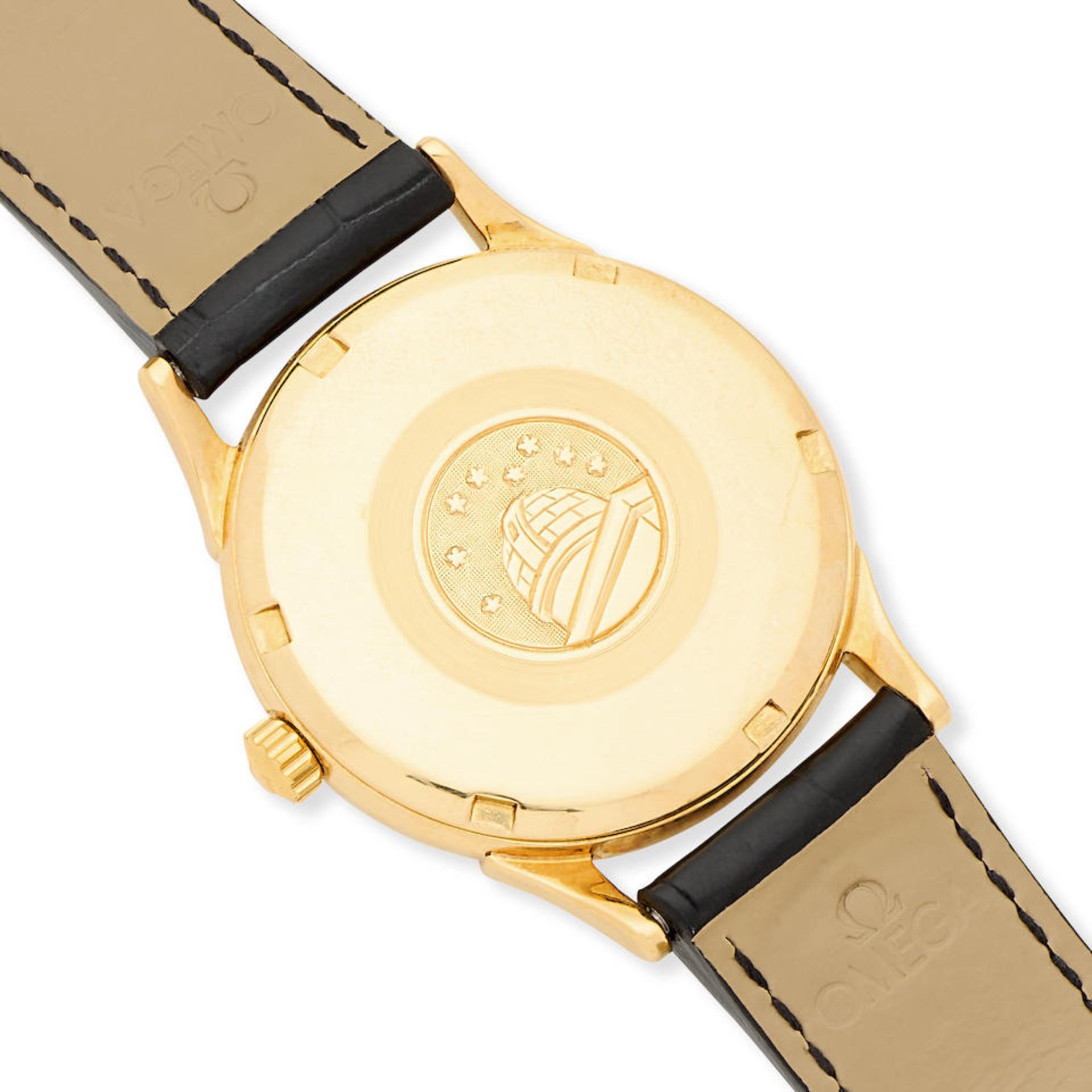Omega. An 18K gold automatic calendar wristwatch Birmingham Hallmark for 1961 - Bild 2 aus 4