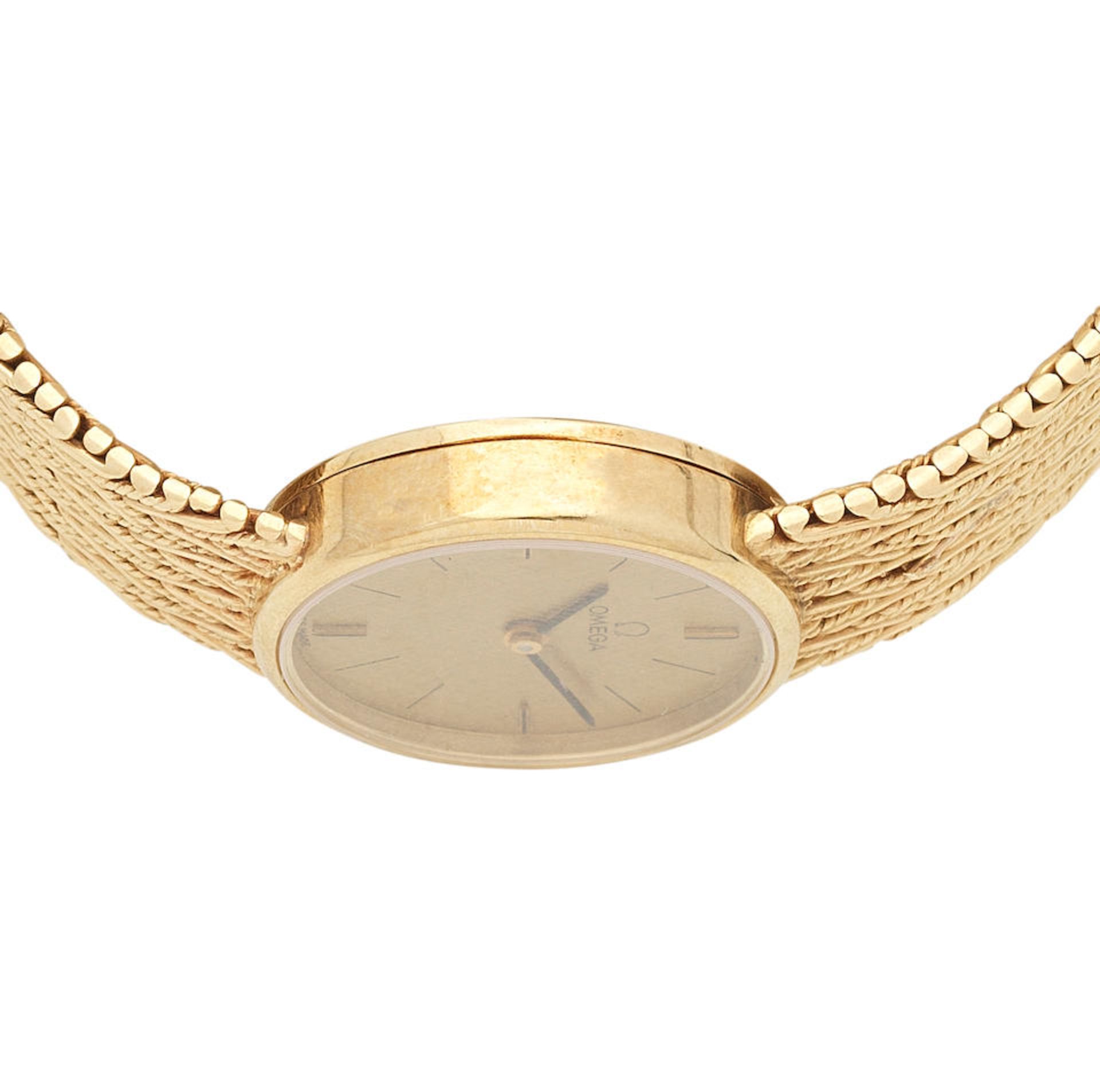 Omega. A lady's 14K gold manual wind bracelet watch Circa 1978 - Image 2 of 4