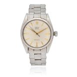 Rolex. A stainless steel manual wind bracelet watch Oyster Royal, Ref: 6426/6427, Circa 1961