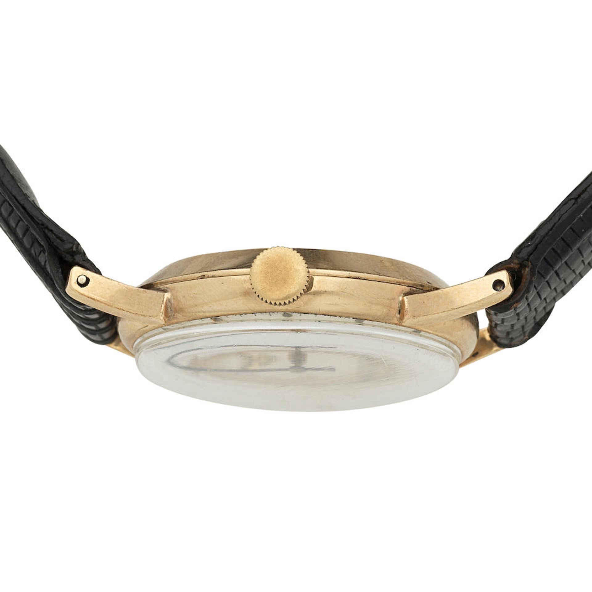 Rolex. A 9K gold manual wind wristwatch Ref: 12857, Birmingham Hallmark for 1954 - Image 3 of 5