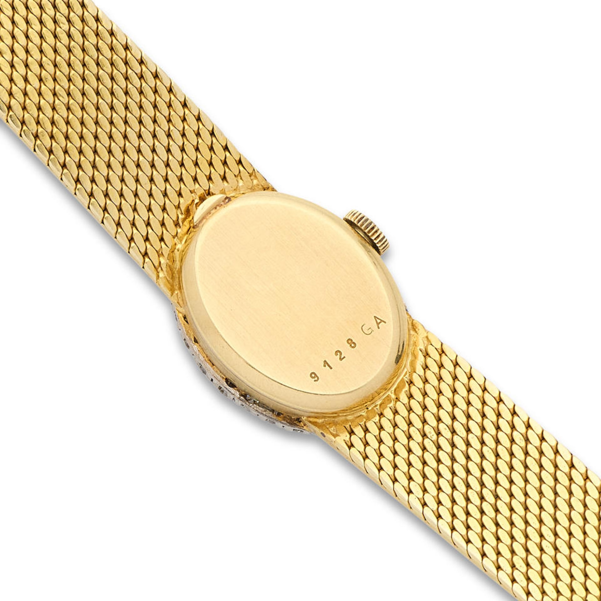 Girard-Perregaux. A lady's 18K gold and diamond set manual wind bracelet watch with tiger's eye ... - Bild 4 aus 4