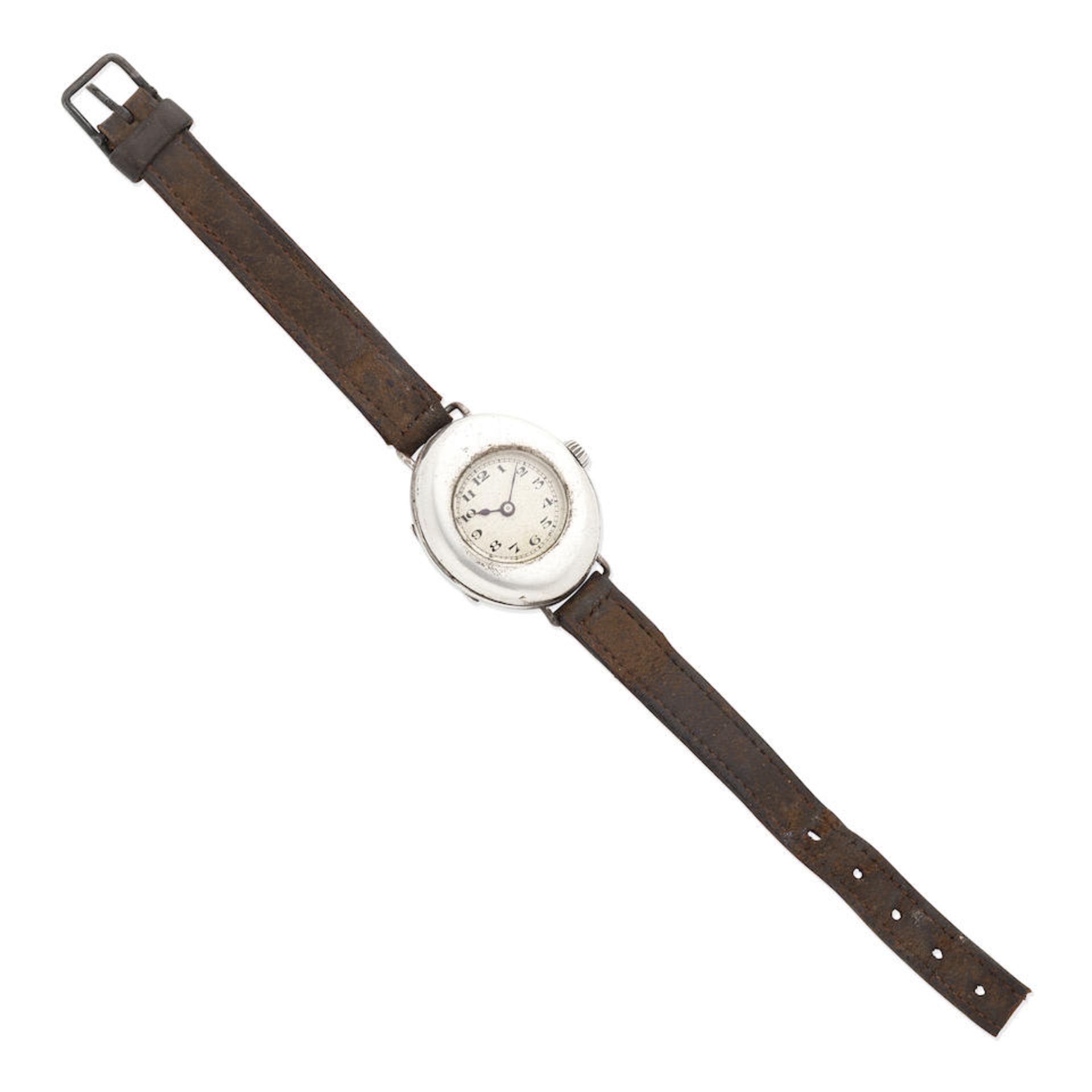 Rolex. A silver manual wind wristwatch London Import mark for 1913 - Bild 2 aus 5