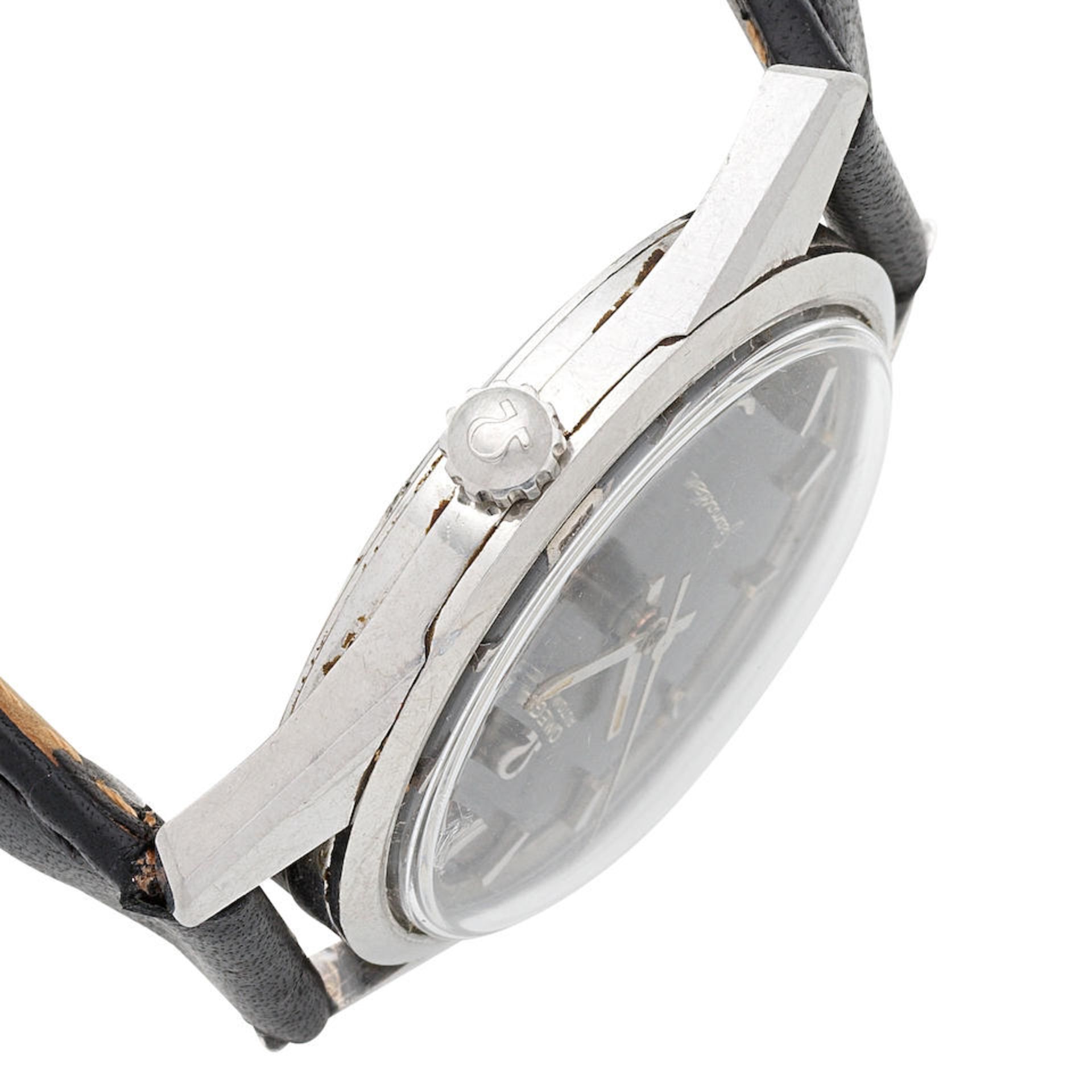 Omega. A stainless steel automatic calendar wristwatch Seamaster, Ref: 14701 2 SC, Circa 1960 - Image 3 of 6