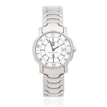 Bulgari. A Limited Edition stainless steel quartz calendar bracelet watch Solotempo, Ref: ST 35...