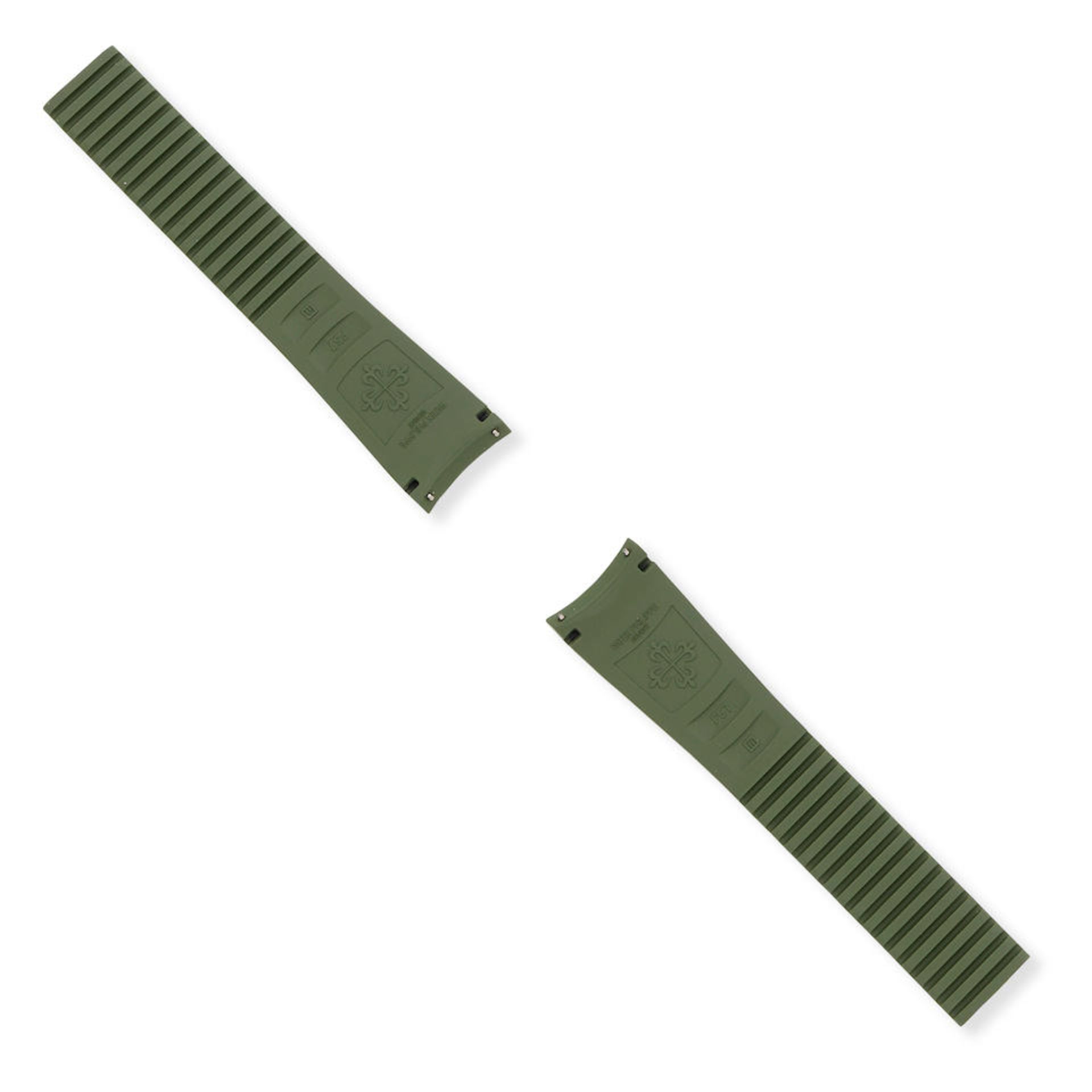 Patek Philippe. A khaki rubber strap for reference 5168 Aquanaut Circa 2019 - Bild 3 aus 3
