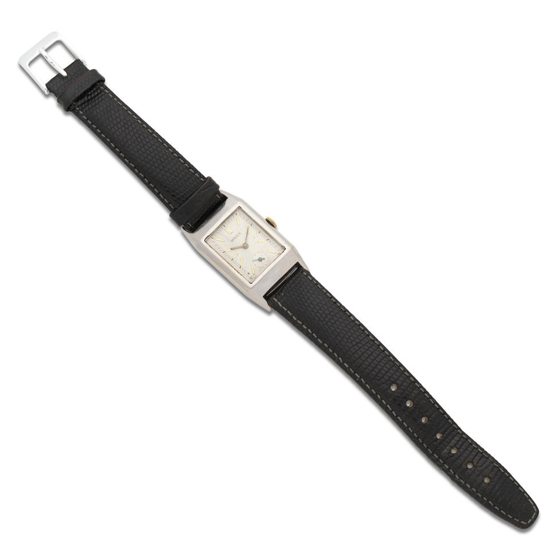 Rolex. A stainless steel manual wind wristwatch Prince, Ref: 2736, Circa 1930 - Bild 5 aus 5