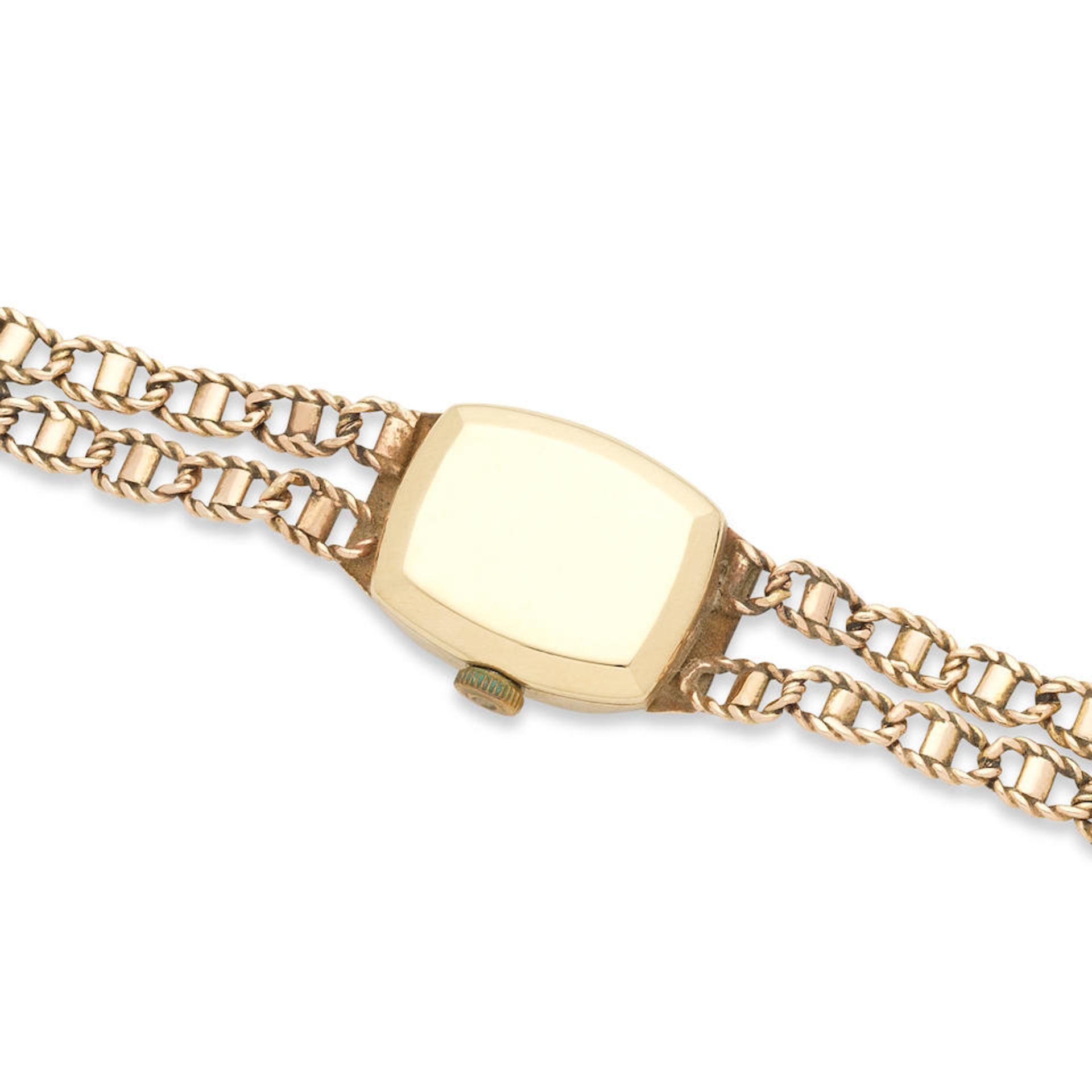 Omega. A lady's 9K gold manual wind bracelet watch Birmingham Hallmark for 1973 - Image 4 of 5