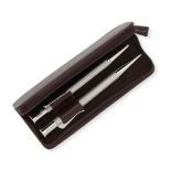 Graf von Faber-Castell for Patek Philippe. A pen and pencil set in leather case Circa 2010