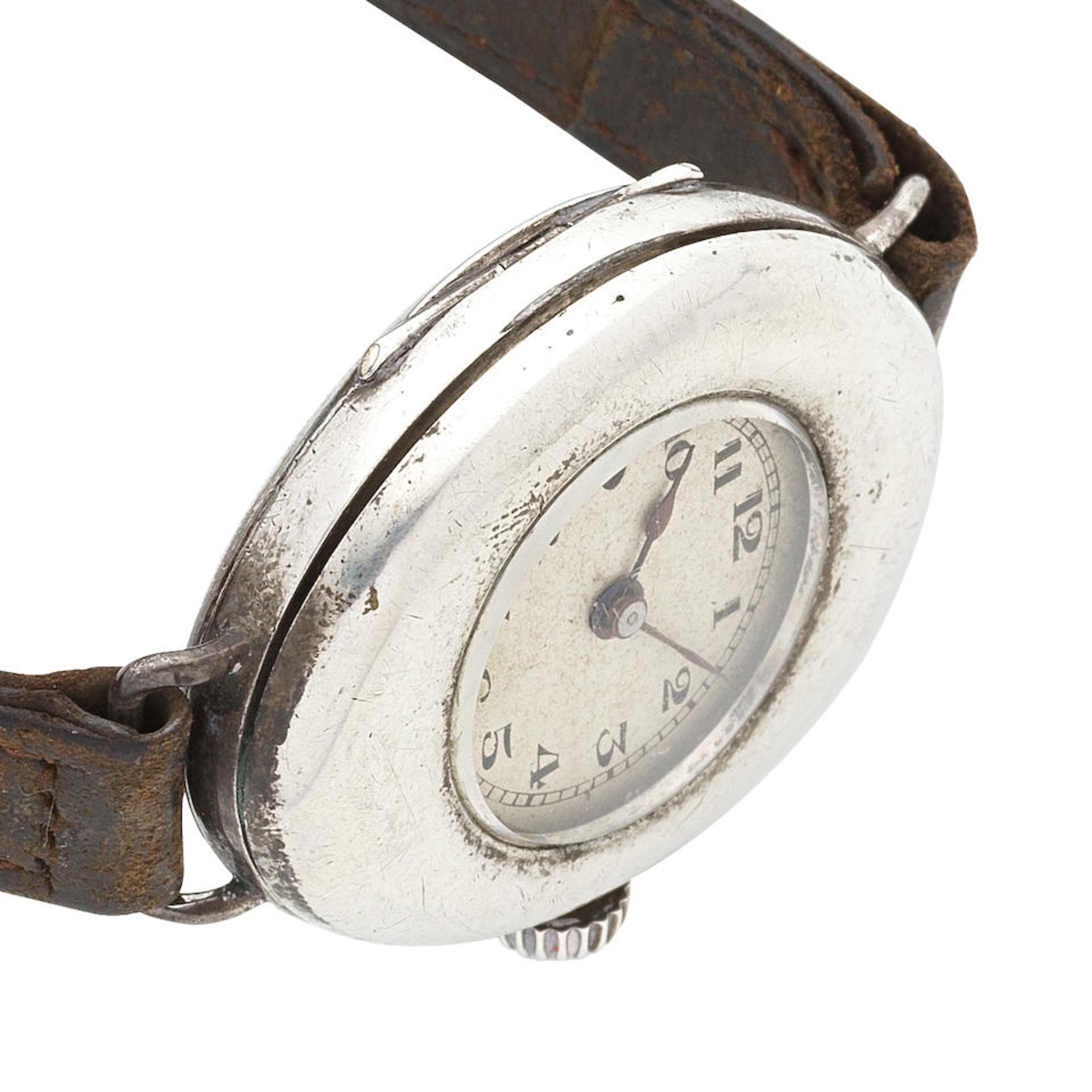 Rolex. A silver manual wind wristwatch London Import mark for 1913 - Image 4 of 5