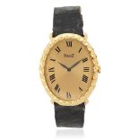 Piaget. An 18K gold manual wind wristwatch Circa 1990