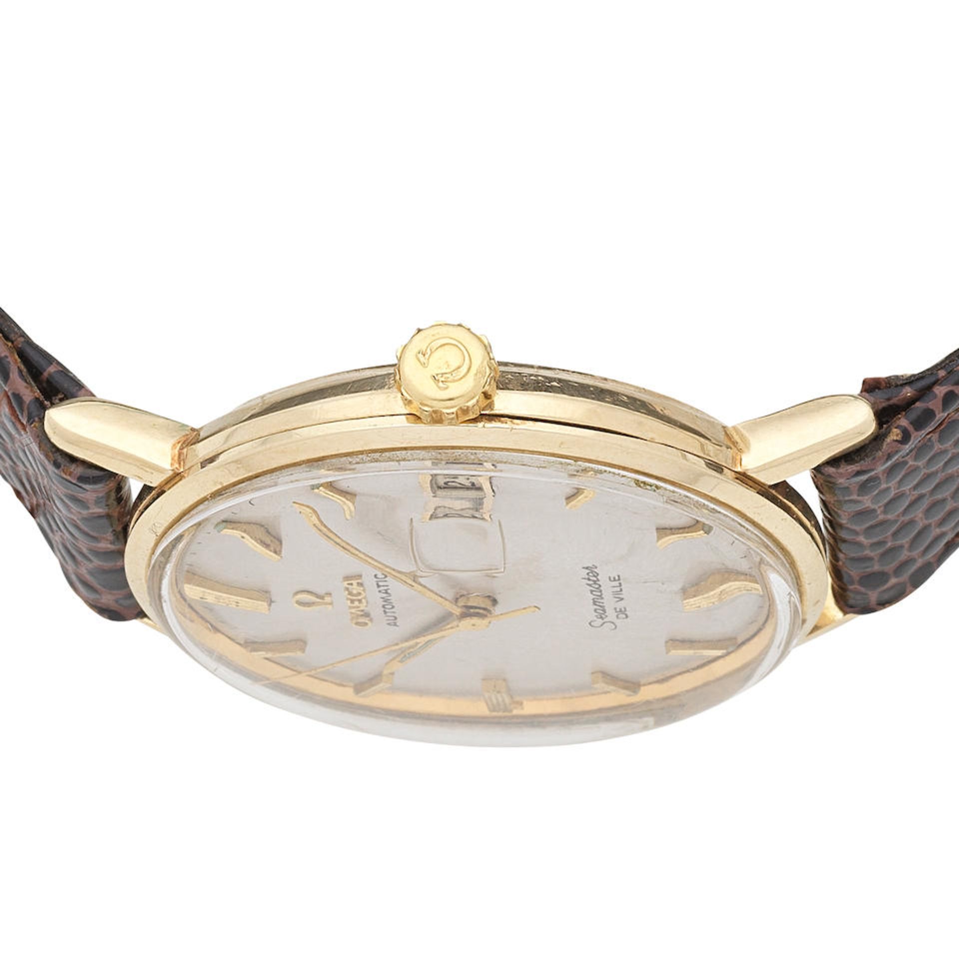 Omega. A gold filled automatic calendar wristwatch Seamaster De Ville, Circa 1960 - Bild 4 aus 4