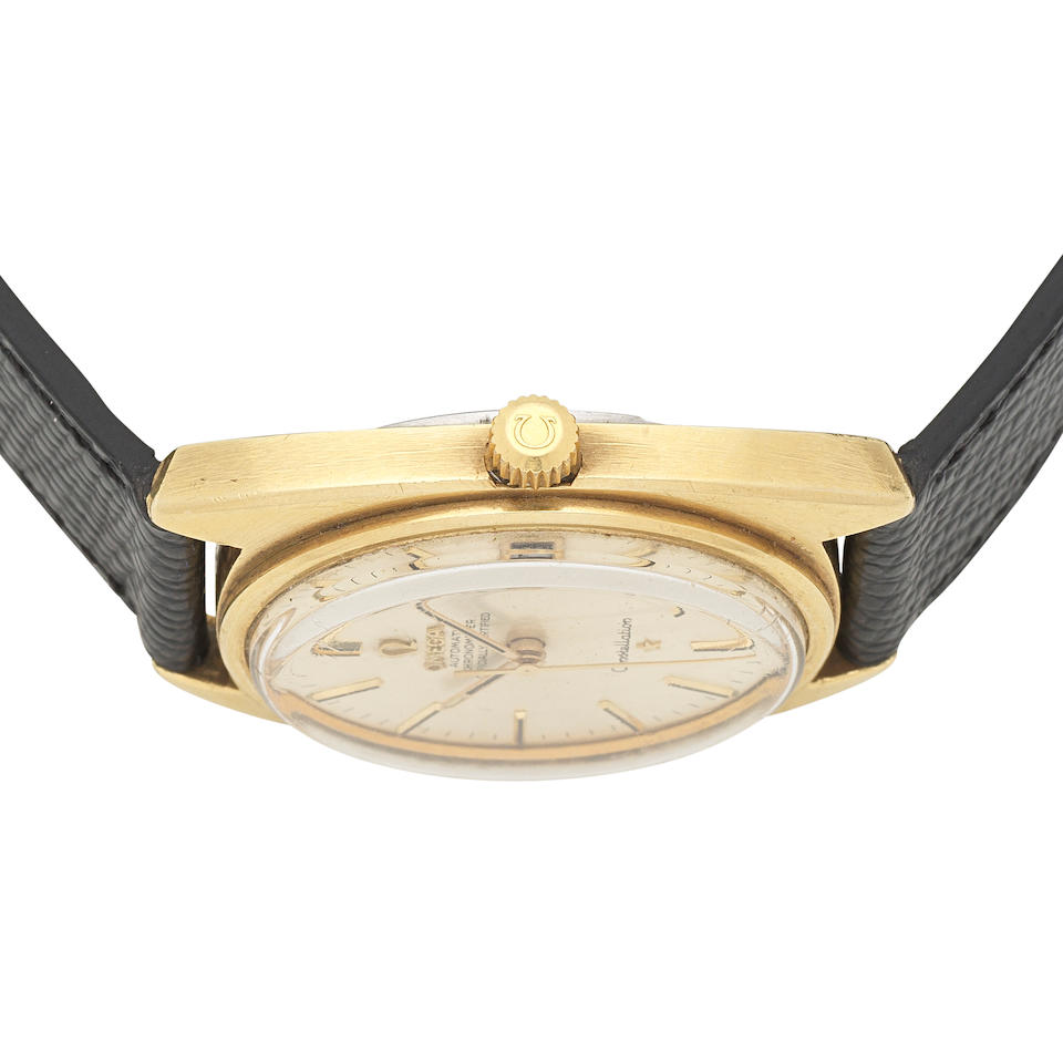 Omega. A gold plated stainless steel automatic calendar wristwatch Constellation, Ref: CD 168.0... - Image 3 of 5