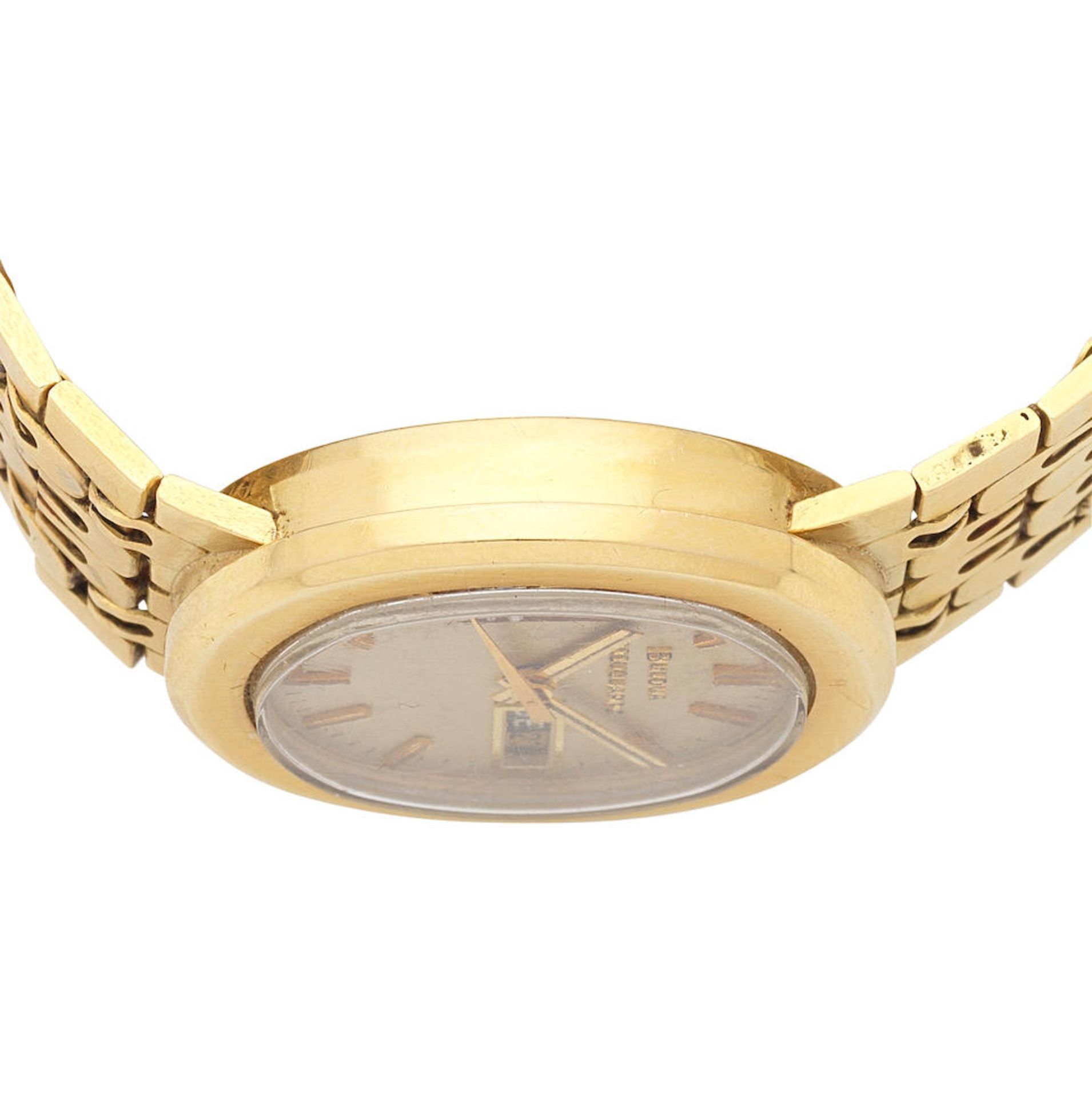 Bulova. An 18K gold quartz calendar bracelet watch Accuquartz, Circa 1975 - Bild 2 aus 5