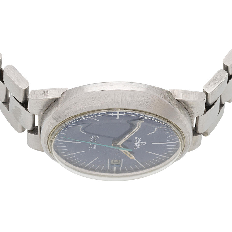 Omega. A stainless steel automatic calendar bracelet watch Dynamic, Circa 1970 - Image 3 of 4
