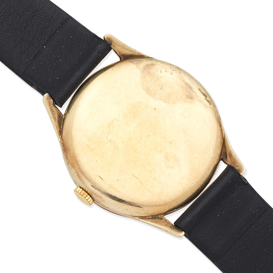 Longines. A 9K gold manual wind wristwatch Ref: 6986 1, Circa 1959 (Hallmarks indistinct) - Image 4 of 5