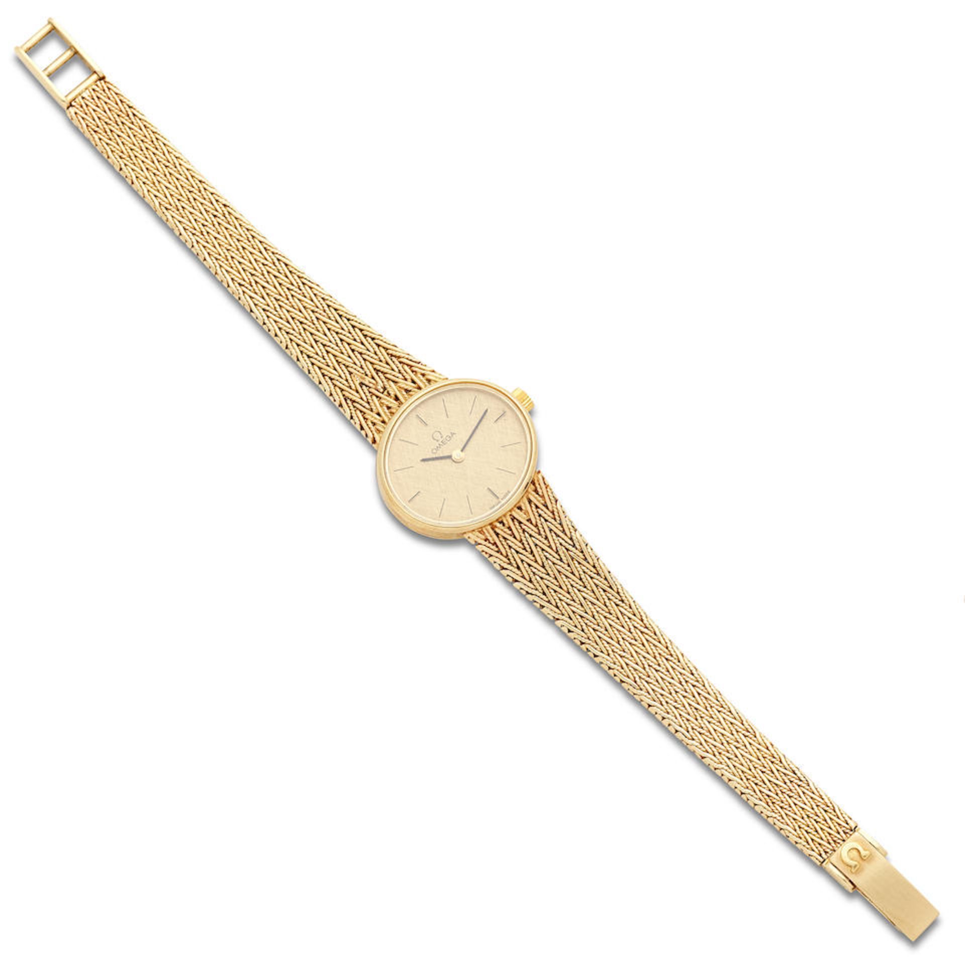 Omega. A lady's 14K gold manual wind bracelet watch Circa 1978 - Bild 2 aus 2