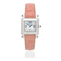 Chopard. A lady's stainless steel quartz wristwatch with mother of pearl Happy Sport, Ref: 27/8...