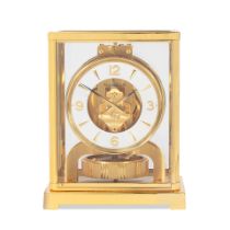 Jaeger-LeCoultre. A gilt brass Atmos clock Circa 1975